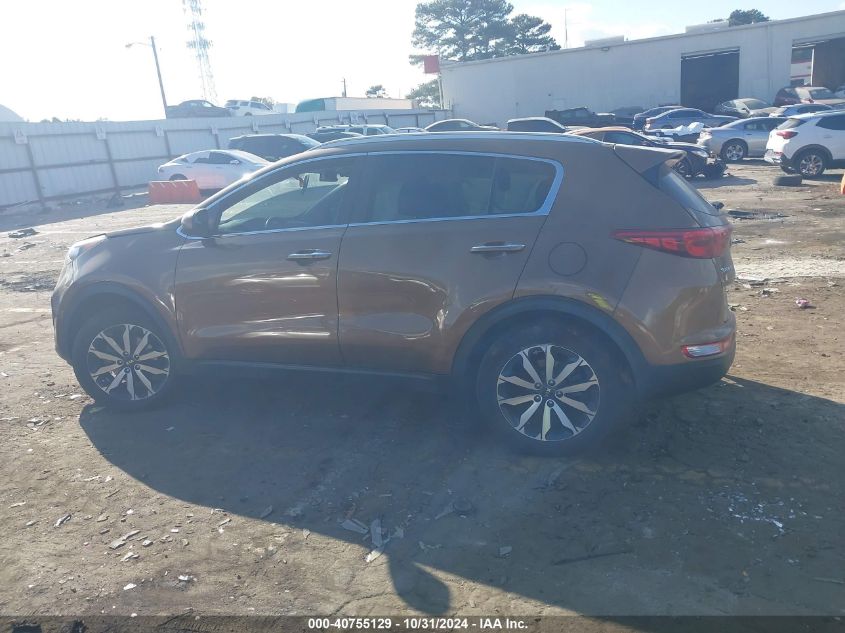 2017 Kia Sportage Ex VIN: KNDPN3AC6H7260688 Lot: 40755129