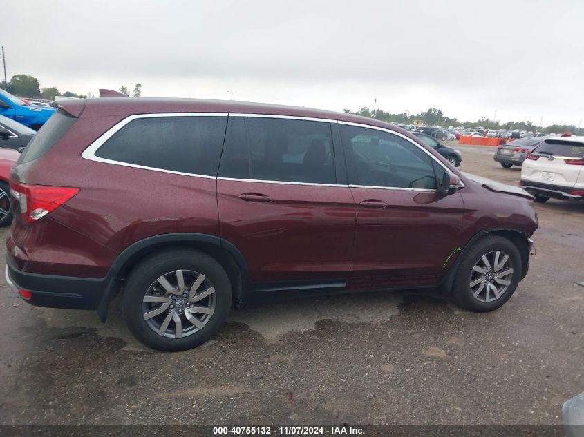 2020 Honda Pilot 2Wd Ex-L VIN: 5FNYF5H50LB015019 Lot: 40755132