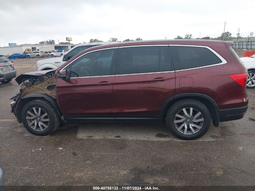 2020 Honda Pilot 2Wd Ex-L VIN: 5FNYF5H50LB015019 Lot: 40755132