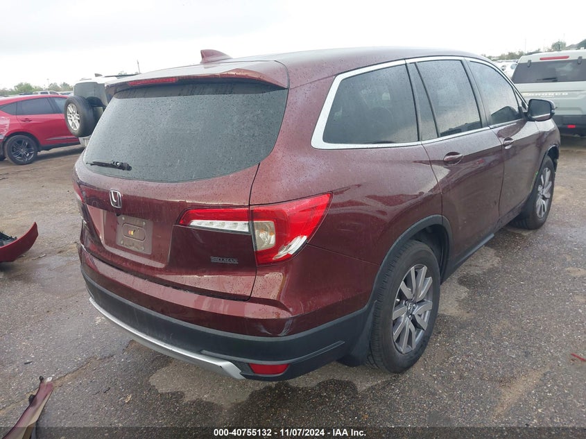 VIN 5FNYF5H50LB015019 2020 HONDA PILOT 2WD EX-L