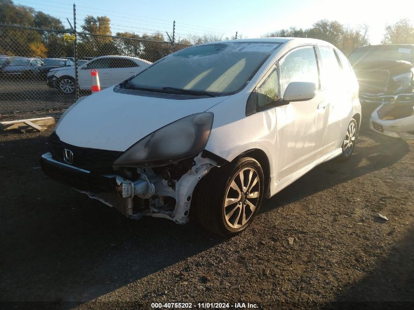 VIN JHMGE8H69DC068081 2013 HONDA FIT no.2