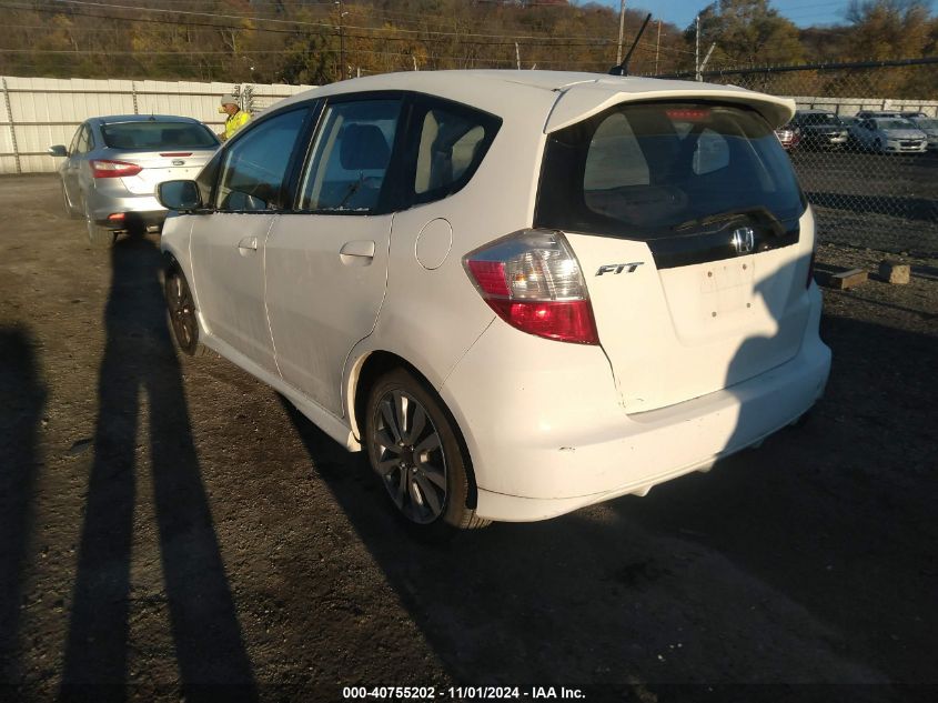 VIN JHMGE8H69DC068081 2013 HONDA FIT no.3