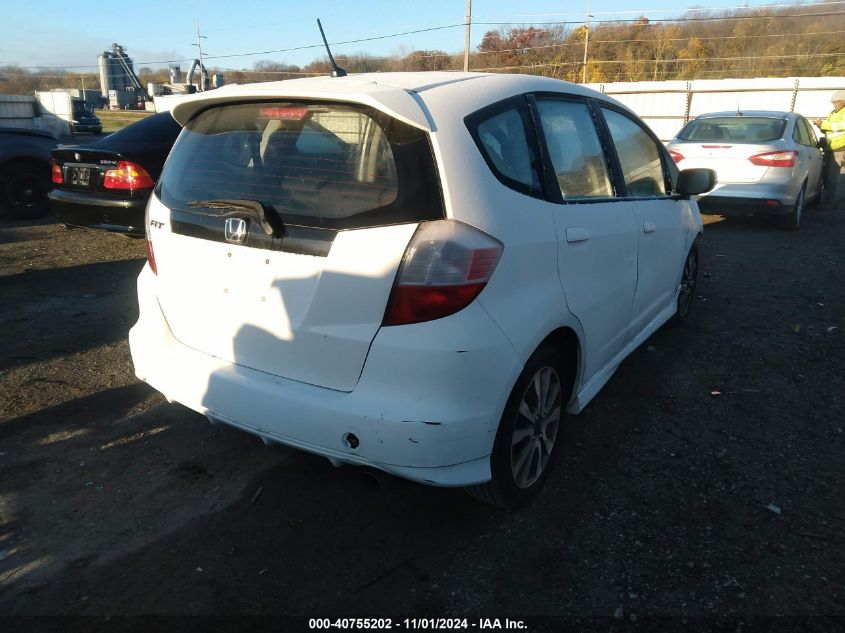 VIN JHMGE8H69DC068081 2013 HONDA FIT no.4