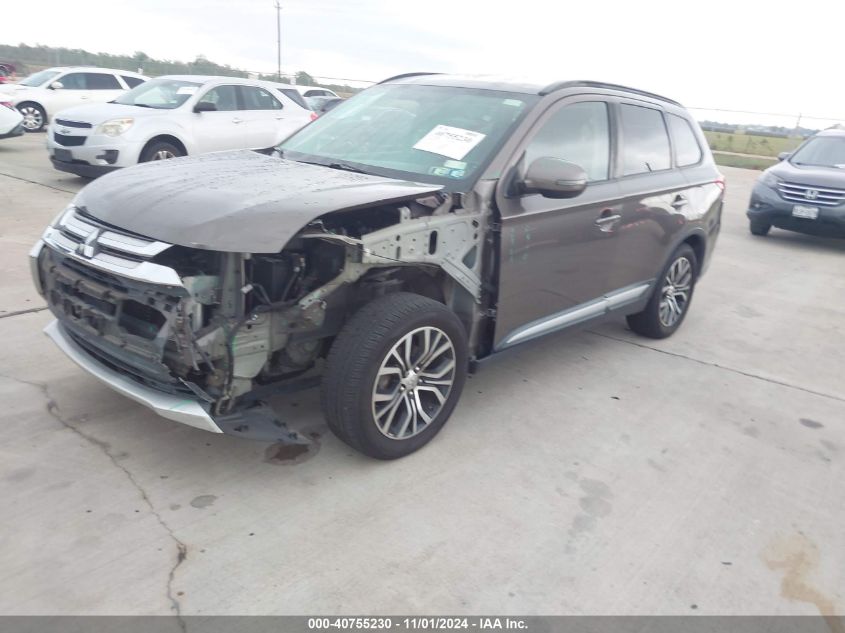 VIN JA4AD3A37GZ047917 2016 Mitsubishi Outlander, Sel no.2