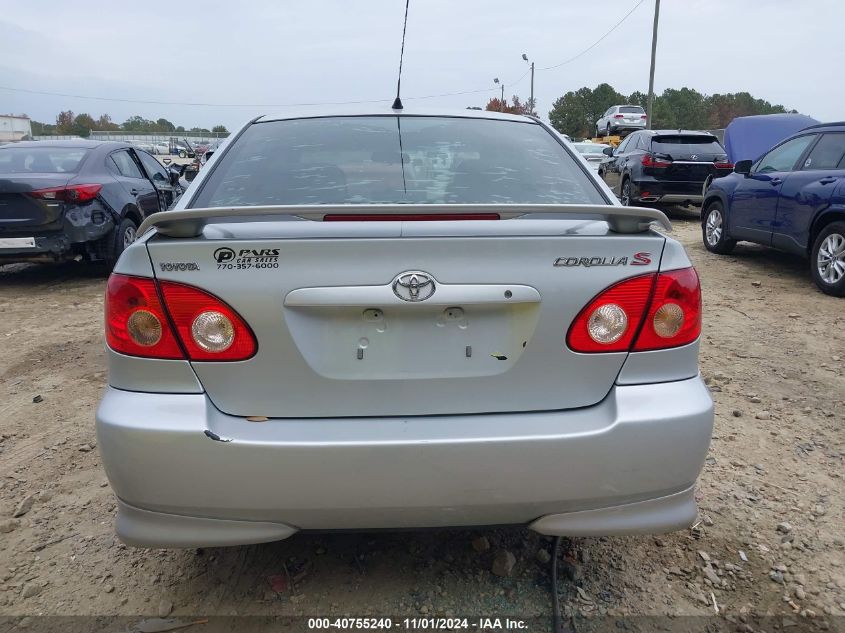 2006 Toyota Corolla S VIN: 2T1BR32E16C652018 Lot: 40755240