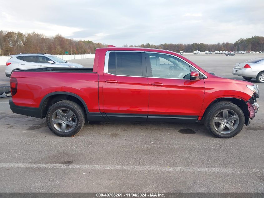 2023 Honda Ridgeline Rtl VIN: 5FPYK3F58PB05875 Lot: 40755269