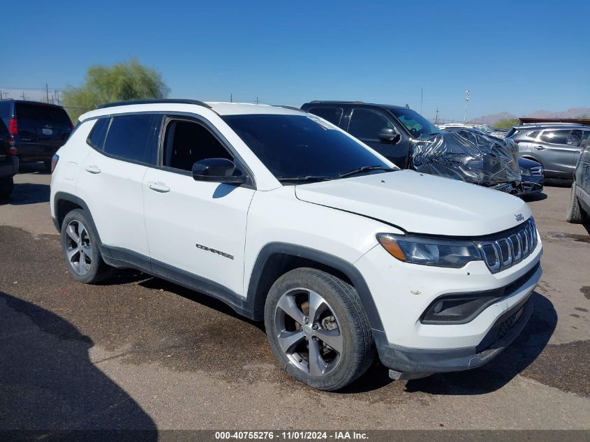 2022 Jeep Compass Latitude Fwd VIN: 3C4NJCBB3NT202358 Lot: 40755276