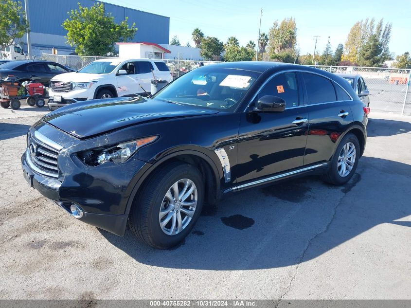 VIN JN8CS1MU8FM381595 2015 INFINITI QX70 no.2