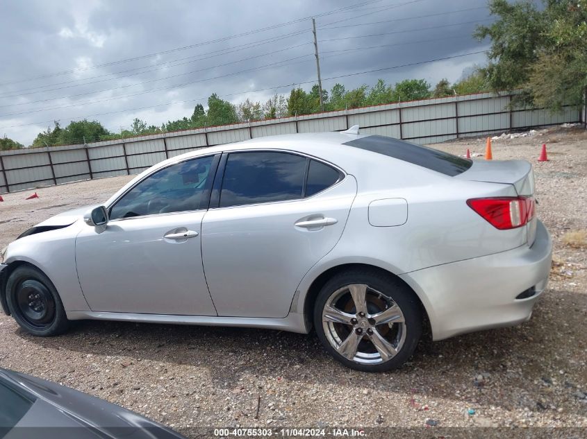 2011 Lexus Is 250 VIN: JTHBF5C29B5137802 Lot: 40755303