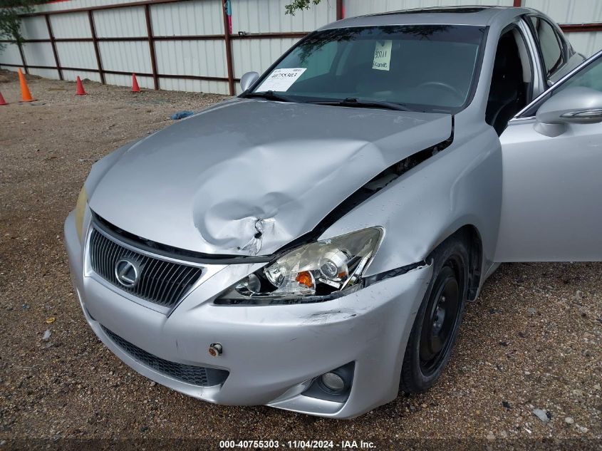 2011 Lexus Is 250 VIN: JTHBF5C29B5137802 Lot: 40755303