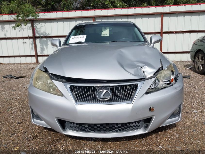 2011 Lexus Is 250 VIN: JTHBF5C29B5137802 Lot: 40755303