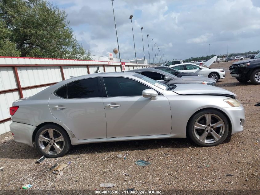 2011 Lexus Is 250 VIN: JTHBF5C29B5137802 Lot: 40755303