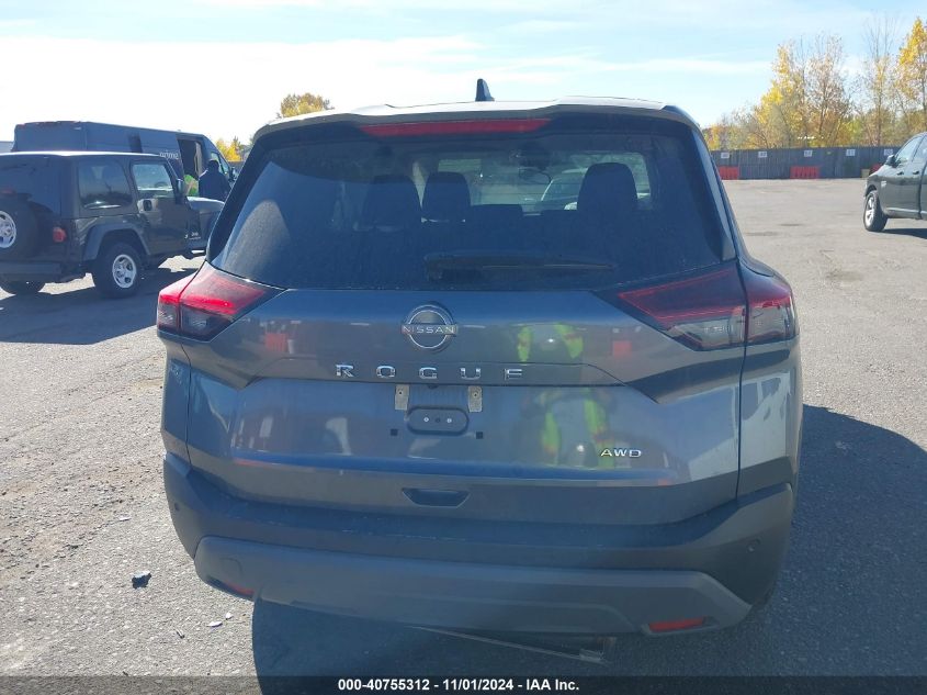 2023 Nissan Rogue S Intelligent Awd VIN: 5N1BT3AB4PC780543 Lot: 40755312