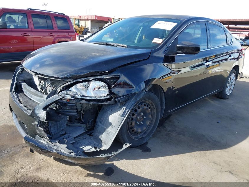 2014 Nissan Sentra Sv VIN: 3N1AB7AP5EY201234 Lot: 40755336