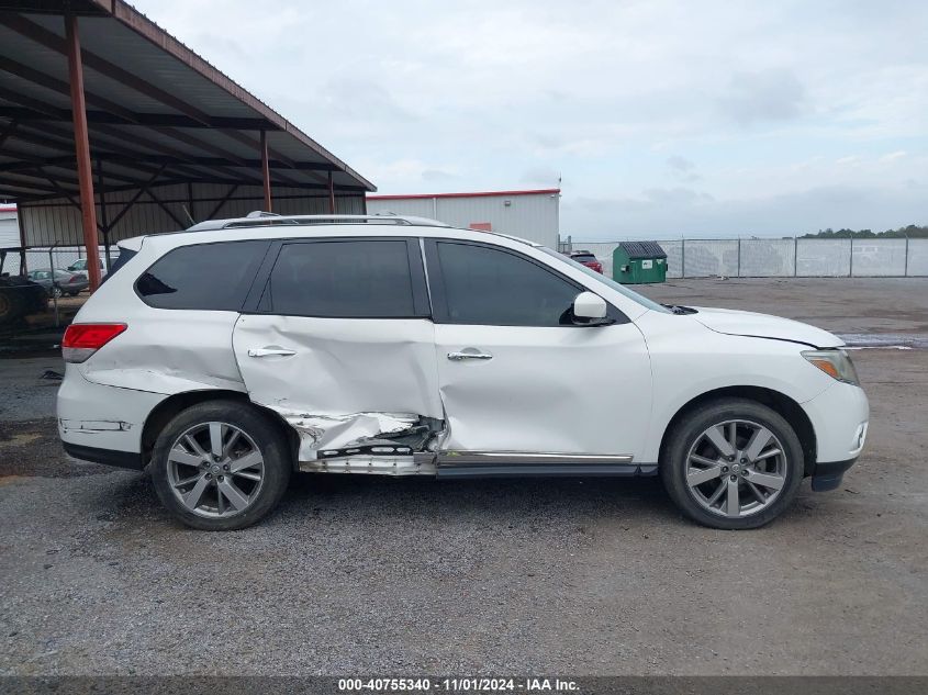 2013 Nissan Pathfinder Platinum VIN: 5N1AR2MNXDC663166 Lot: 40755340