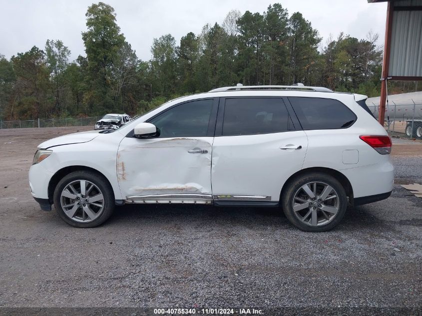 2013 Nissan Pathfinder Platinum VIN: 5N1AR2MNXDC663166 Lot: 40755340