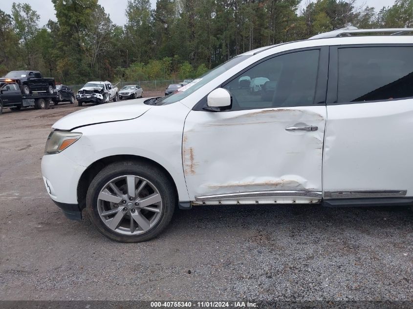 2013 Nissan Pathfinder Platinum VIN: 5N1AR2MNXDC663166 Lot: 40755340