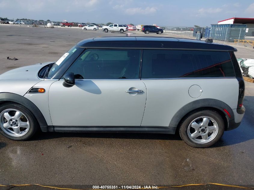 2011 Mini Cooper Clubman VIN: WMWZF3C59BT188367 Lot: 40755351