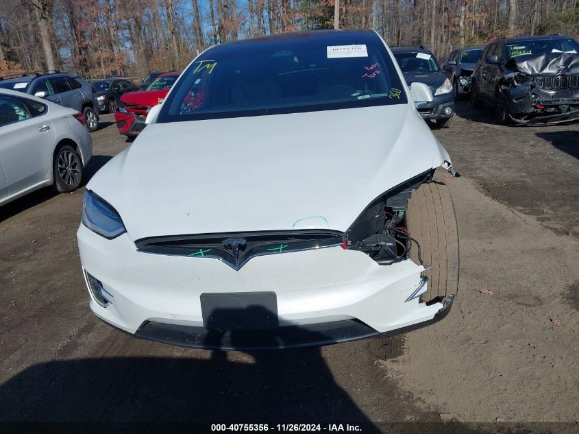 2020 Tesla Model X Long Range Dual Motor All-Wheel Drive/Long Range Plus Dual Motor All-Wheel Drive VIN: 5YJXCDE23LF248871 Lot: 40755356