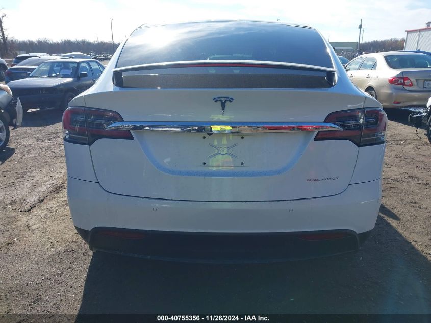 2020 Tesla Model X Long Range Dual Motor All-Wheel Drive/Long Range Plus Dual Motor All-Wheel Drive VIN: 5YJXCDE23LF248871 Lot: 40755356