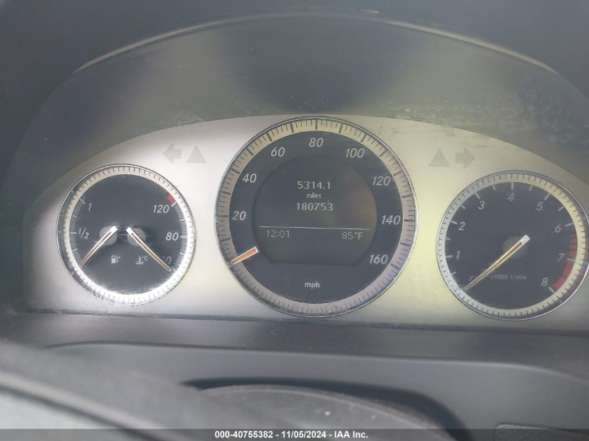 2008 MERCEDES-BENZ C 300 VIN: WDDGF54X58F146328