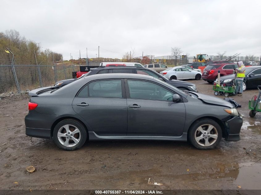 2013 Toyota Corolla S VIN: 2T1BU4EE2DC966693 Lot: 40755387