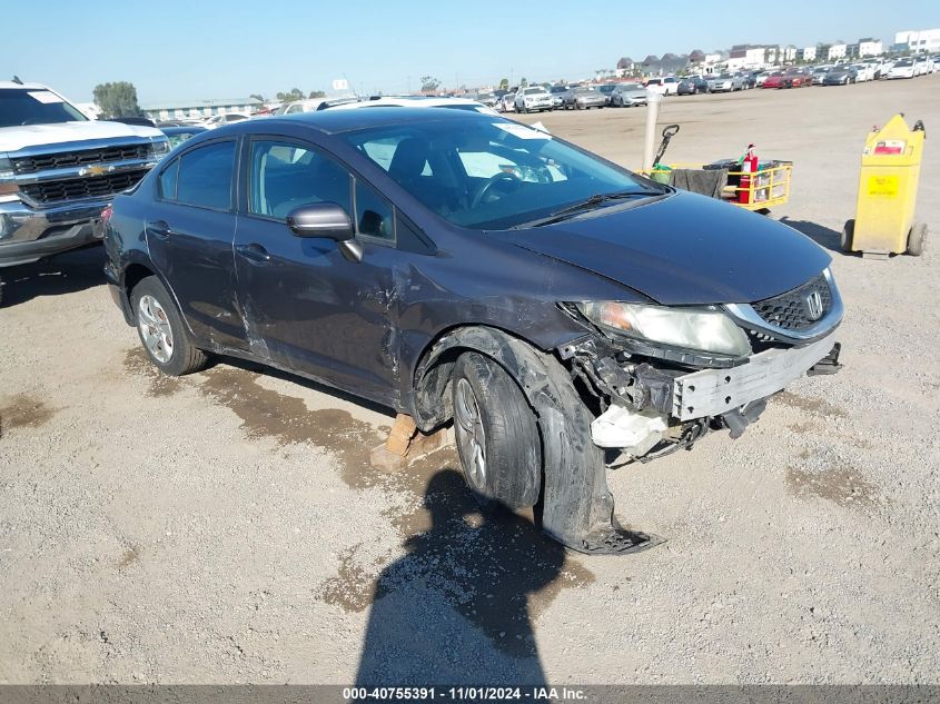 VIN 2HGFB2F50FH545365 2015 Honda Civic, LX no.1