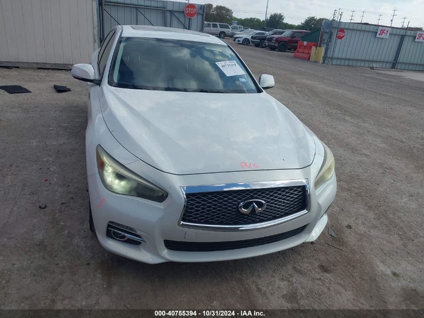 2014 Infiniti Q50 Premium VIN: JN1BV7AP7EM676804 Lot: 40755394