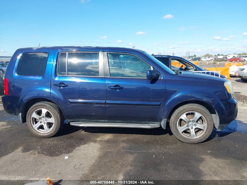 2014 Honda Pilot Ex-L VIN: 5FNYF3H56EB008857 Lot: 40755445