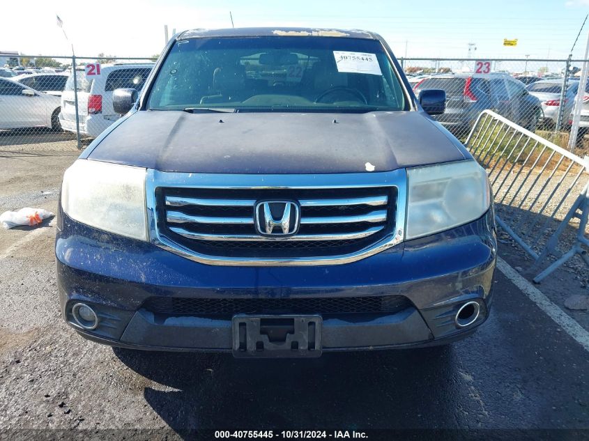 2014 Honda Pilot Ex-L VIN: 5FNYF3H56EB008857 Lot: 40755445