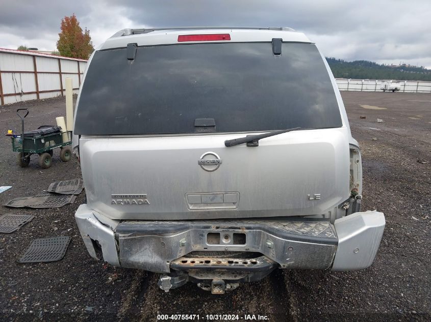 2004 Nissan Pathfinder Armada Le VIN: 5N1AA08B74N711061 Lot: 40755471