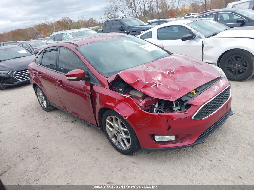 2015 Ford Focus Se VIN: 1FADP3F29FL239602 Lot: 40755479