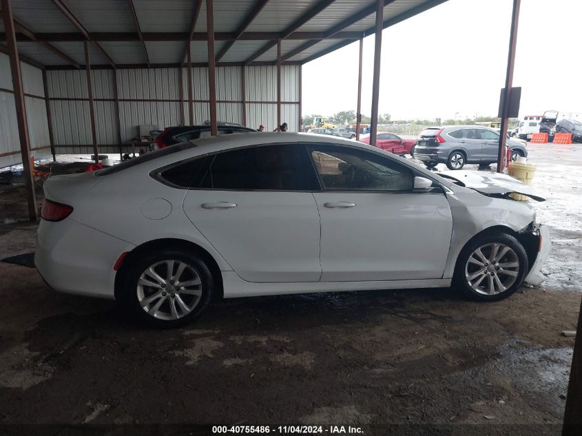 2015 Chrysler 200 Limited VIN: 1C3CCCAB1FN663504 Lot: 40755486