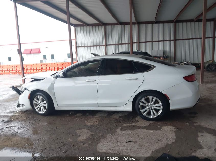 2015 Chrysler 200 Limited VIN: 1C3CCCAB1FN663504 Lot: 40755486