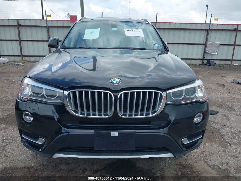 2017 BMW X3 Sdrive28I VIN: 5UXWZ7C34H0X39137 Lot: 40755512