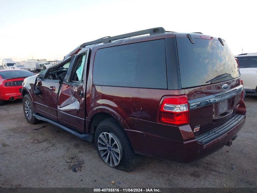 2016 Ford Expedition El Xlt VIN: 1FMJK1JT4GEF20983 Lot: 40755516