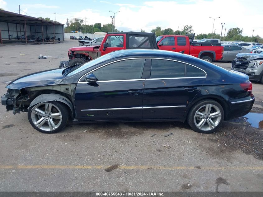 2013 Volkswagen Cc 2.0T Sport Plus VIN: WVWBN7AN7DE503465 Lot: 40755543