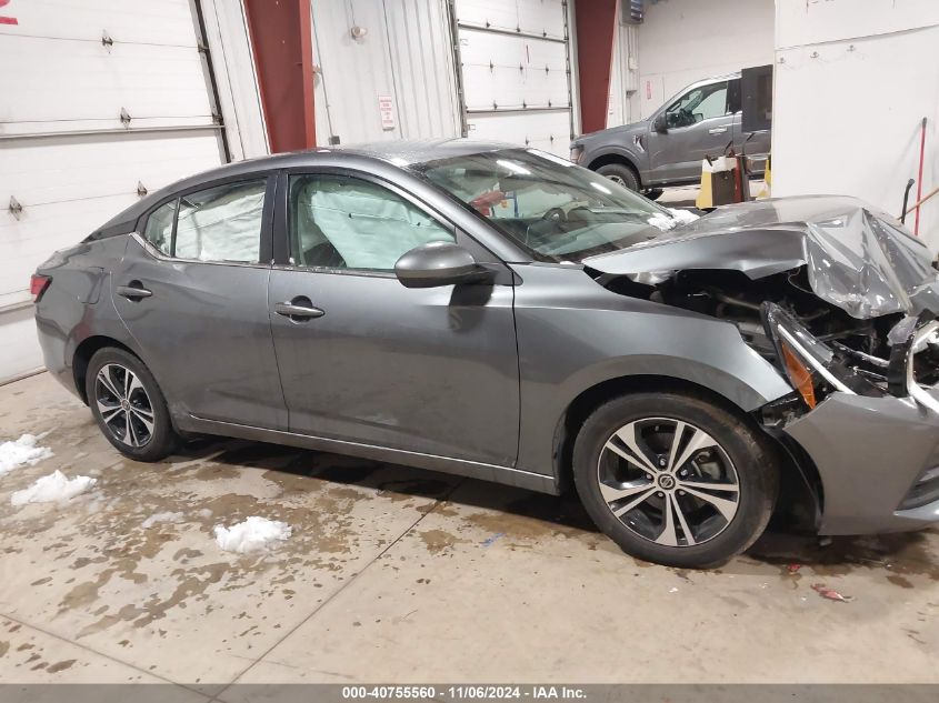 2022 Nissan Sentra Sv Xtronic Cvt VIN: 3N1AB8CV0NY291412 Lot: 40755560