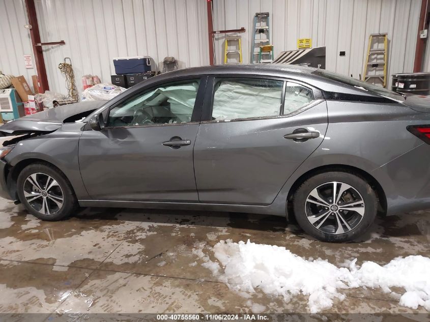 2022 Nissan Sentra Sv Xtronic Cvt VIN: 3N1AB8CV0NY291412 Lot: 40755560