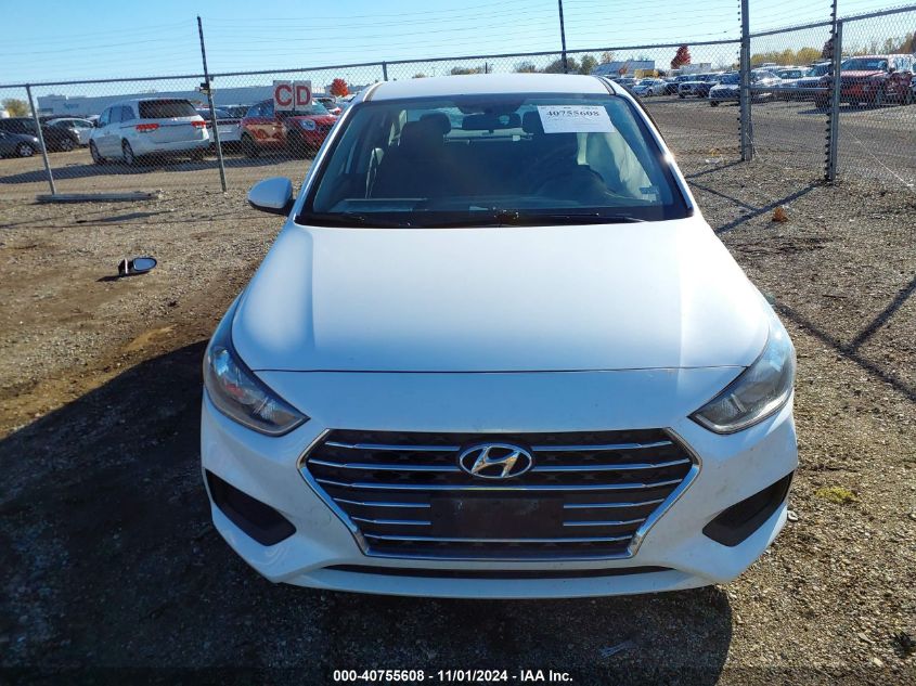 2019 Hyundai Accent Se VIN: 3KPC24A30KE056831 Lot: 40755608