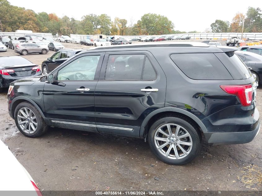 2017 Ford Explorer Limited VIN: 1FM5K7F87HGC37556 Lot: 40755614