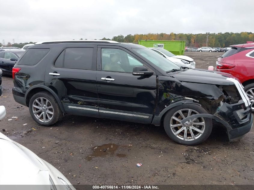 2017 Ford Explorer Limited VIN: 1FM5K7F87HGC37556 Lot: 40755614