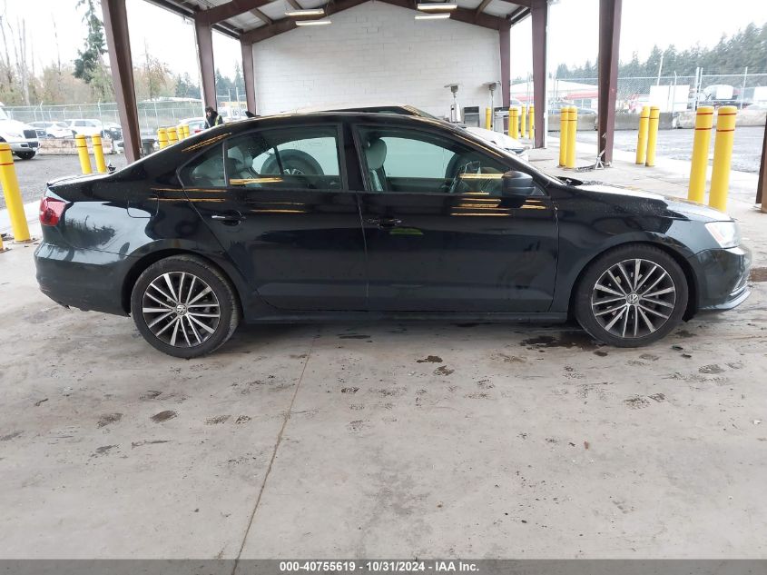 2016 Volkswagen Jetta 1.8T Sport VIN: 3VWD17AJ8GM247544 Lot: 40755619