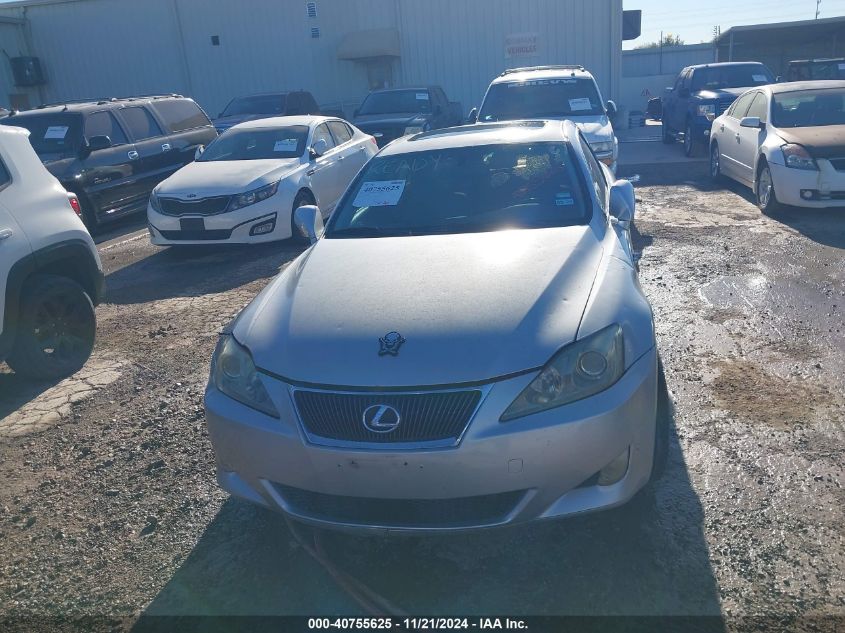 2008 Lexus Is 250 VIN: JTHBK262285051486 Lot: 40755625