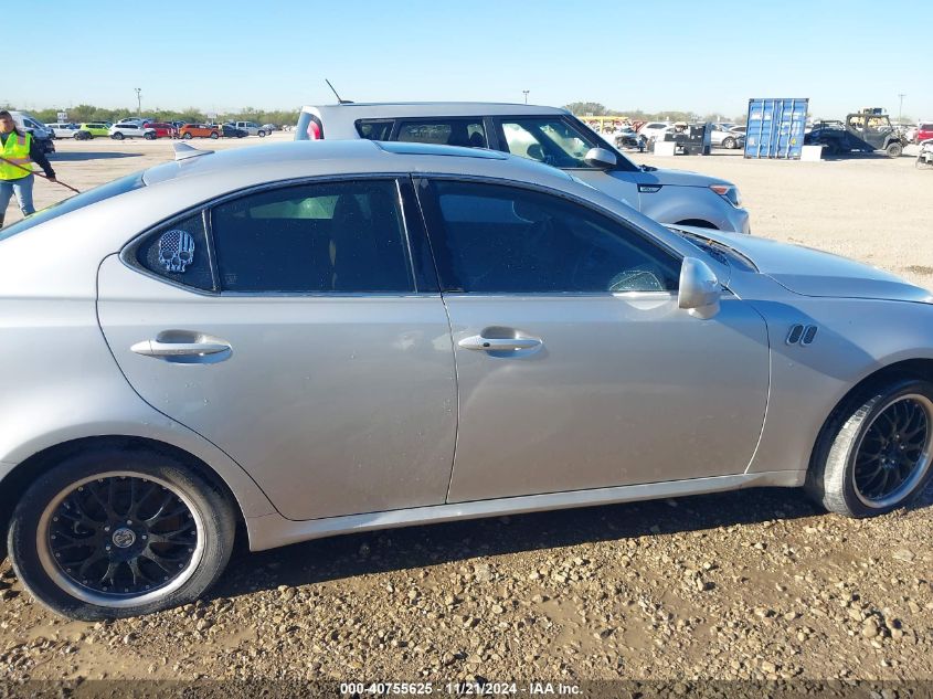 2008 LEXUS IS 250 VIN: JTHBK262285051486