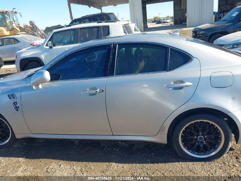 2008 Lexus Is 250 VIN: JTHBK262285051486 Lot: 40755625