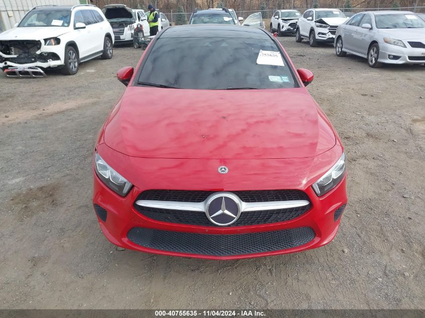 2019 Mercedes-Benz A 220 VIN: WDD3G4EB5KW020373 Lot: 40755635