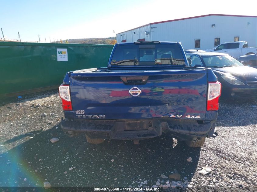 2017 Nissan Titan Sv VIN: 1N6AA1C82HN553608 Lot: 40755640