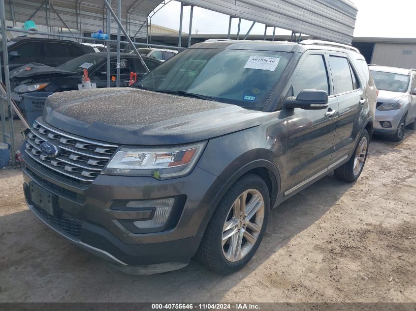 2017 Ford Explorer Limited VIN: 1FM5K7FH5HGB90320 Lot: 40755646