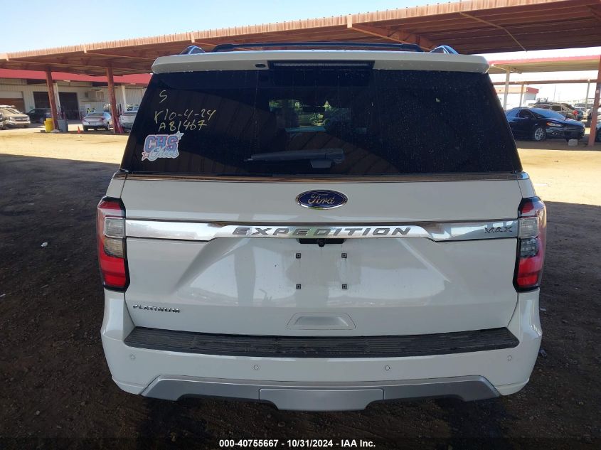 2020 Ford Expedition Platinum Max VIN: 1FMJK1MT6LEA81467 Lot: 40755667